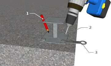 Vis HECO multi-monti pour fixation à béton