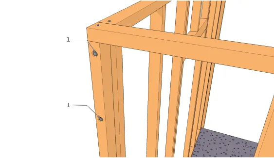 Angle simple : vue externe