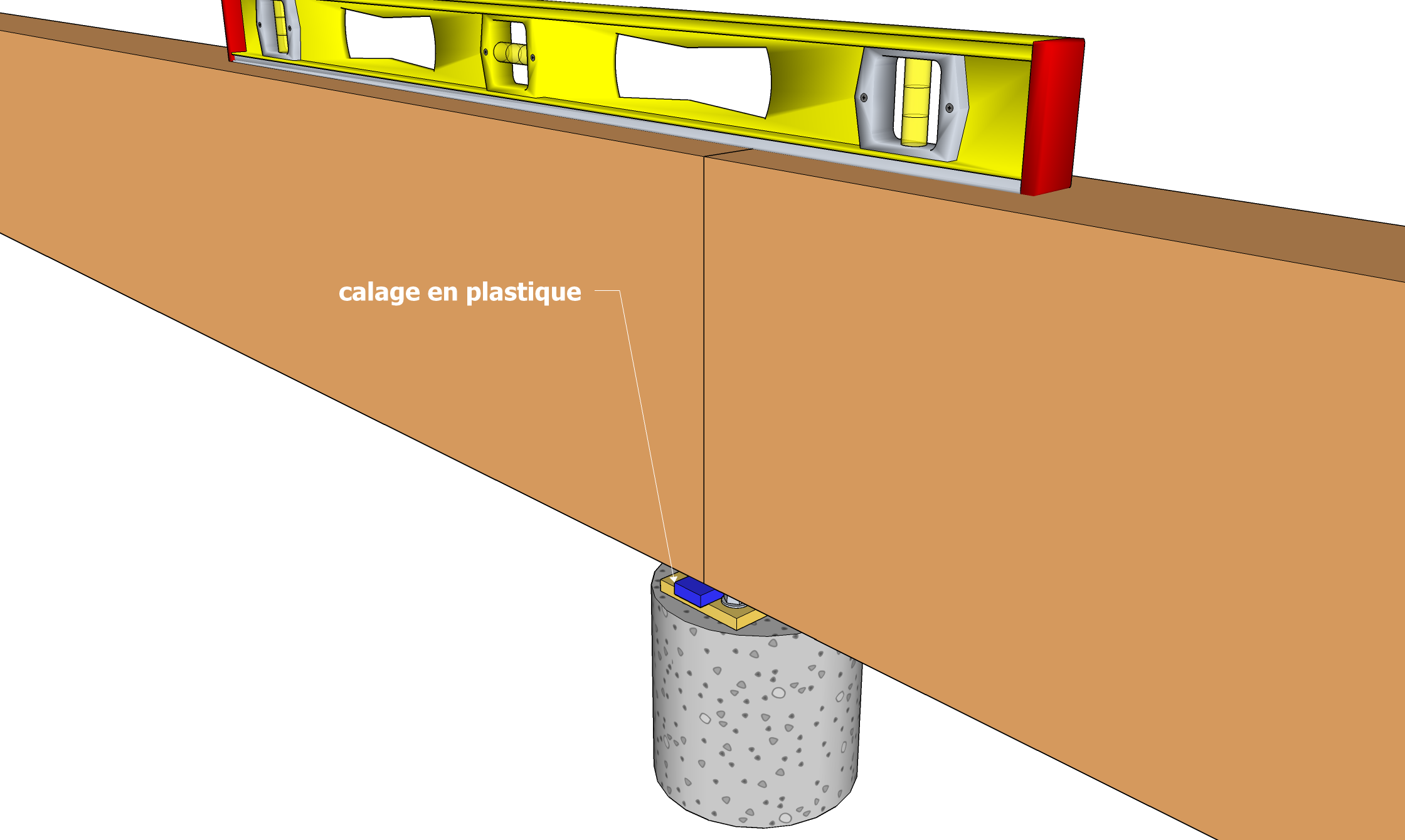 Méthodes de fixation de poutres porteuses ou solives sur plots en béton — free download
