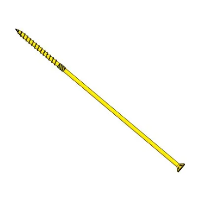 Vis à bois structurelle - tête fraisée - filetage partiel - SWC8.0X320 - Réf. 75364