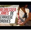 Comment redresser des lames de terrasse tordues ?