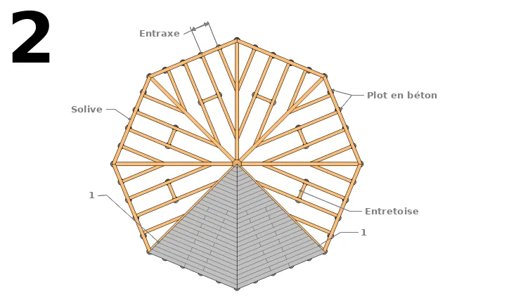 Réaliser un croquis pour le solivage