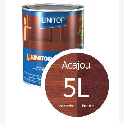 LINITOP CLASSIC : Lasure décorative de protection haut extrait sec. - Réf. L076