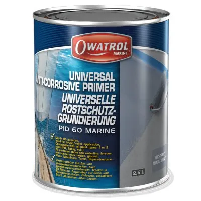PID 60 MARINE : Primaire universel anti-corrosion à séchage rapide (60 minutes) - Réf. 1538