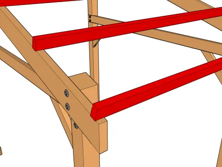 FBB01x : Fixation des chevrons (empanons)