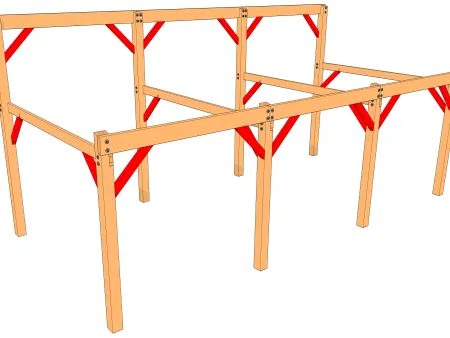Le bras de contreventement