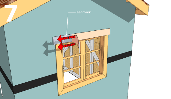 Installer les larmiers