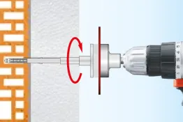 Forcer l’enfoncement de la collerette