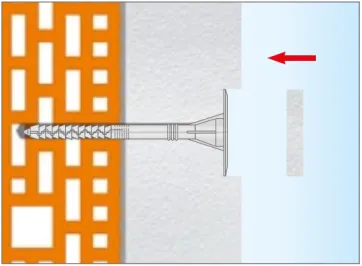 Poser les disques en polystyrène KS(100) ou KSG(100)