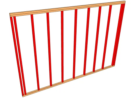 FBB26x : Fixation des montants d'ossature