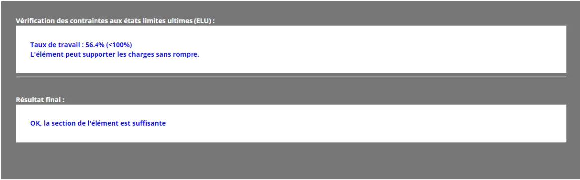 Le résultat en ligne