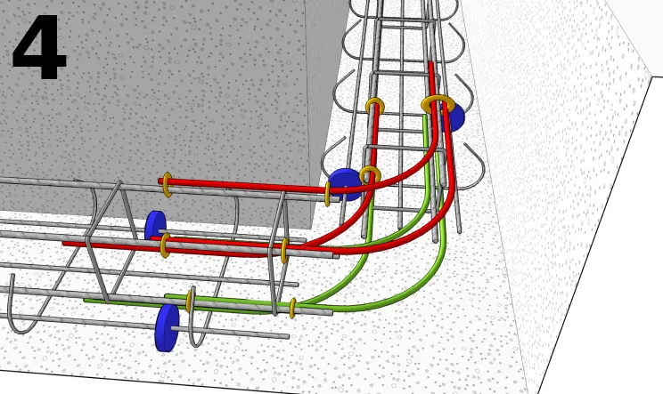 Pose des L de raccord
