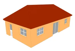 La toiture à 4 pans (toiture à arêtes)