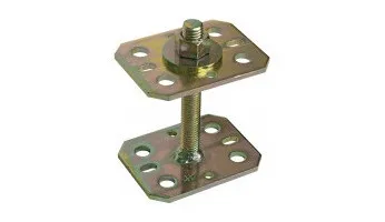 Pieds de poteau mini réglable