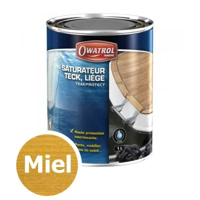 TEAK PROTECT : Saturateur teck et liège - Réf. 1500