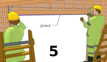 Placer les joints d’étanchéité du haut