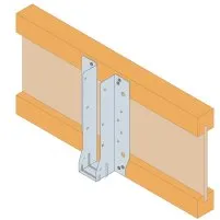 Fixation par les brides latérales sur un support poutre en I