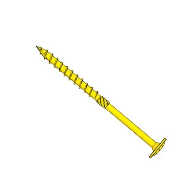 Vis à bois structurelle tête plate - SWW10X160 - Réf. 75412