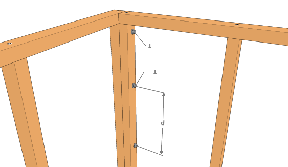 Angle simple : vue interne