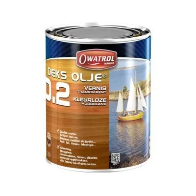 Deks Olje D.2 : Vernis Marine brillant intense spécial pour bois durs - Réf. 841