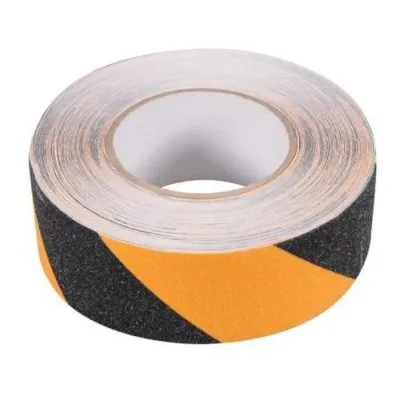 Ruban antidérapant jaune et noir - Réf. 190583