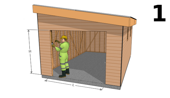 Mesurer l’ouverture de la porte de votre garage