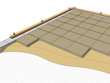 La dalle démontable