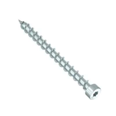 HECO-TOPIX-plus, tête cylindrique, T-Drive, filet total, zingué blanc, A3K - Réf. 61936