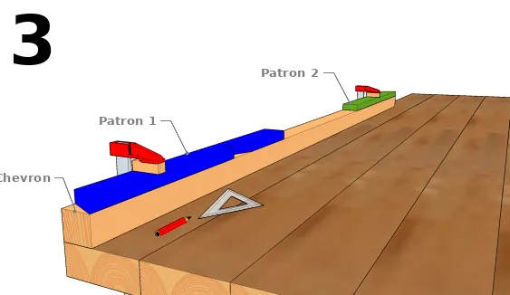 Placer convenablement les patrons