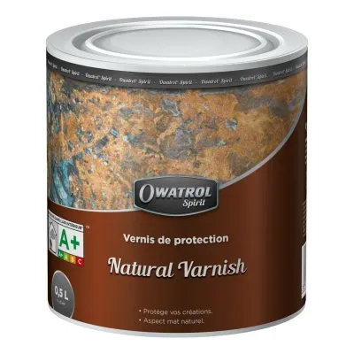 NATURAL VARNISH : Vernis Mat de protection des décors de la gamme SPIRIT - Réf. 1574