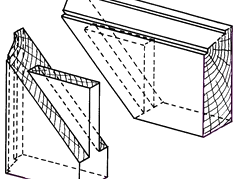 Réaliser un assemblage tenon-mortaise oblique
