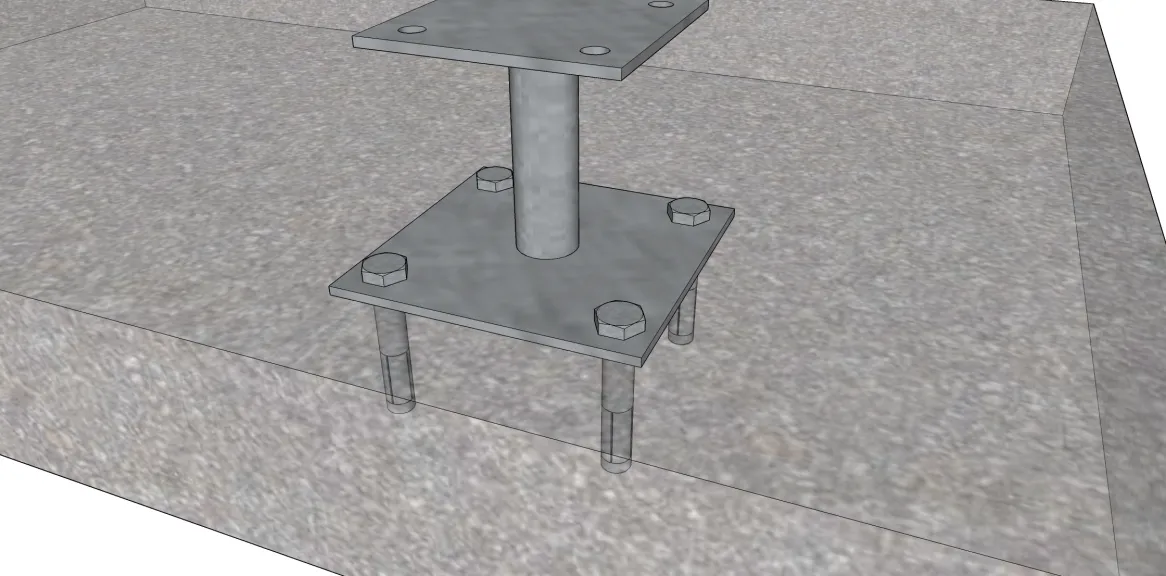 Cheville métallique pour une fixation lourde