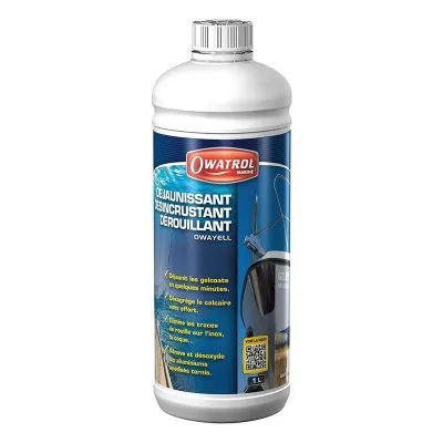 OWAYELL : Déjaunissant, désincrustant, dérouillant pour coques et ponts - Réf. 1450
