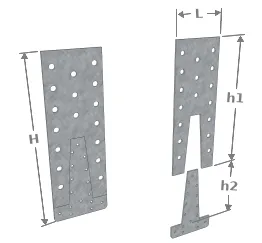 Étrier à queue d’aronde