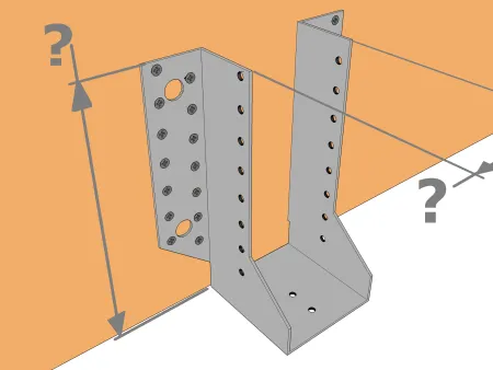 Le dimensionnement et la vérification à faire pour le choix des sabots