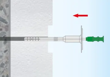 Enfoncer la cheville