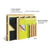 DELTA-FASSADE COLOR PLUS - avec deux bords autocollants intégrés - 1.50m × 30m - Réf. 02207395