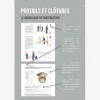 Verso du guide de construction des portails et clôtures