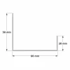 Dimensions des chéneaux SUNDIY Blanc RAL 9006