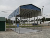 Carport démontable en acier galvanisé