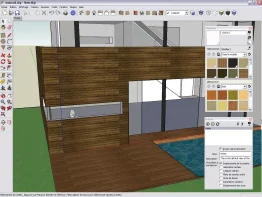 Une vue de l’outil SKETCHUP