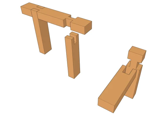 Assemblage à gargouille